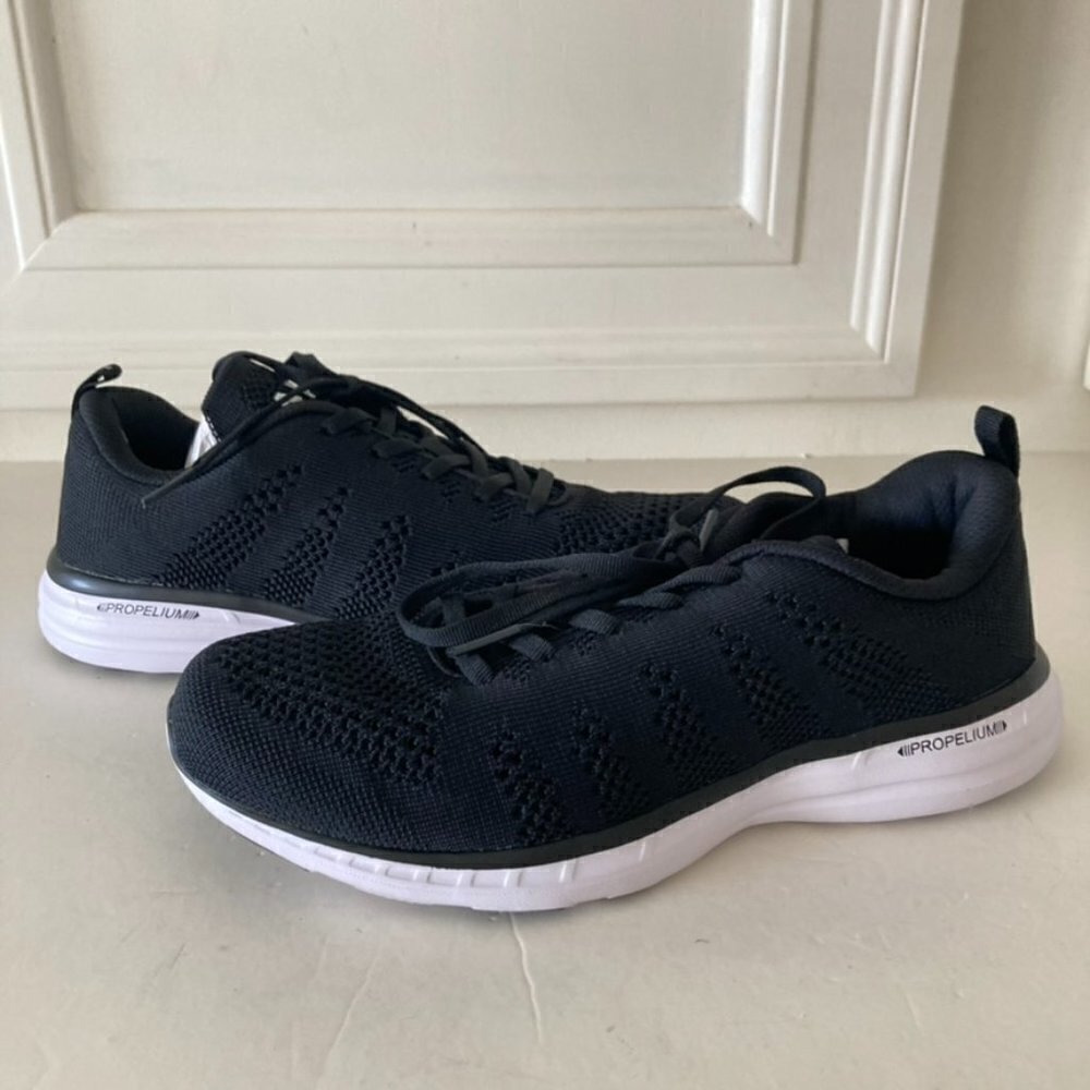 APL Free People Techloom Pro Black Fabric Trainer Sneakers Sz 9.5